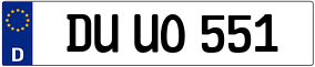 Truck License Plate